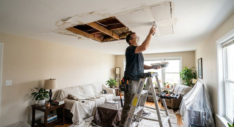 Ceiling Drywall Repair in Alpharetta, GA