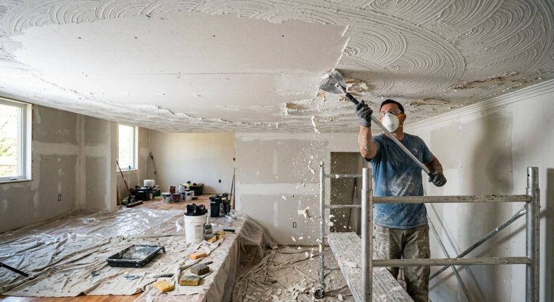 Swirl Ceiling Removal in Kansas City, KS