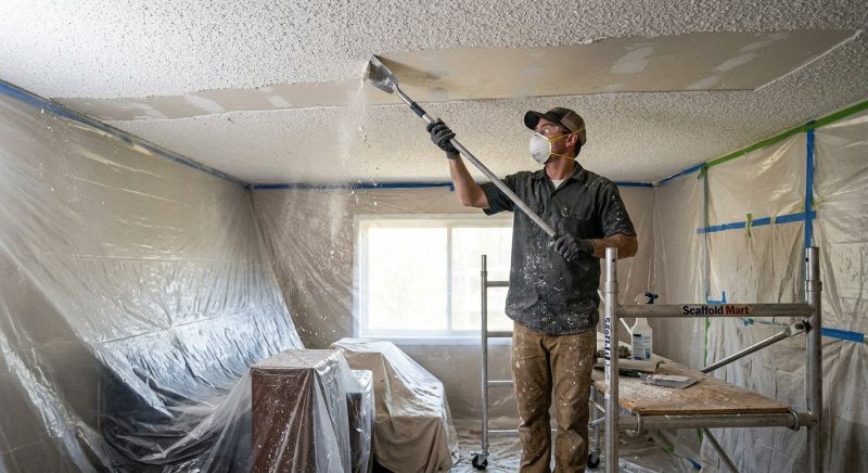 Swirl Ceiling Removal in Arvada, CO
