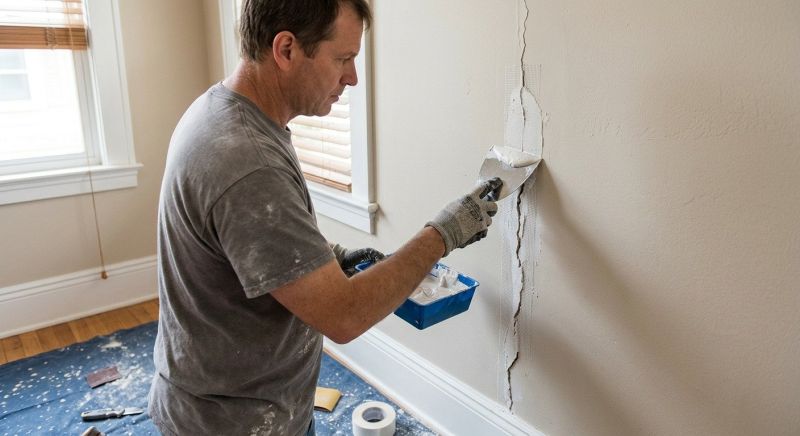Garage Drywall Repair in Conroe, TX