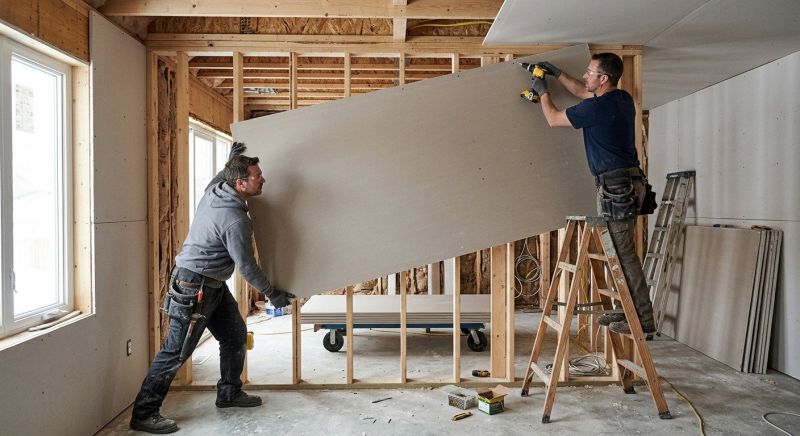 Gypsum Board Installation in Olathe, KS