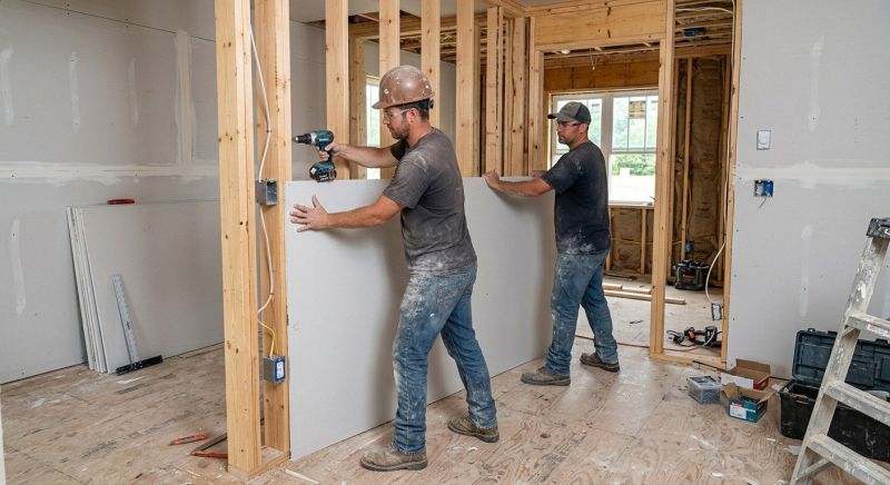 Kitchen Drywall Installation in Overland Park, KS
