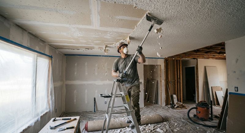 Knockdown Ceiling Removal in Cincinnati, OH