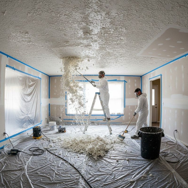Knockdown Ceiling Removal in Alpharetta, GA