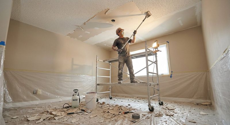 Knockdown Ceiling Removal in Temecula, CA