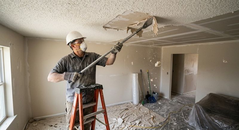 Stipple Ceiling Removal in Saint Paul, MN