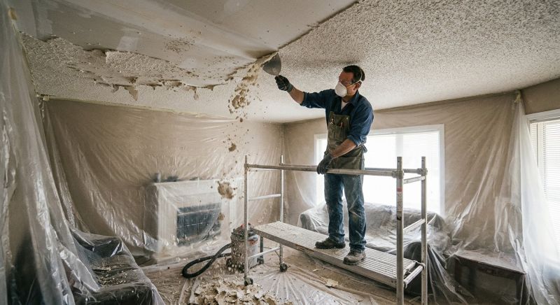 Textured Ceiling Scraping in Boulder, CO