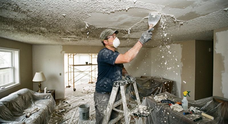 Textured Ceiling Scraping in San Diego County, CA