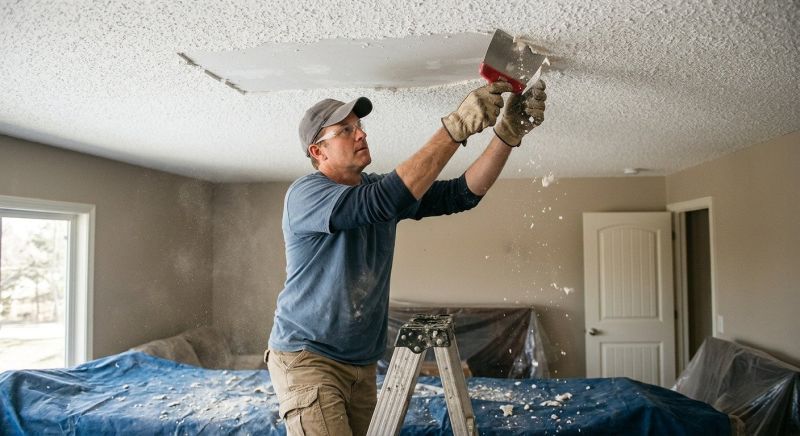 Textured Ceiling Scraping in Kansas City, MO